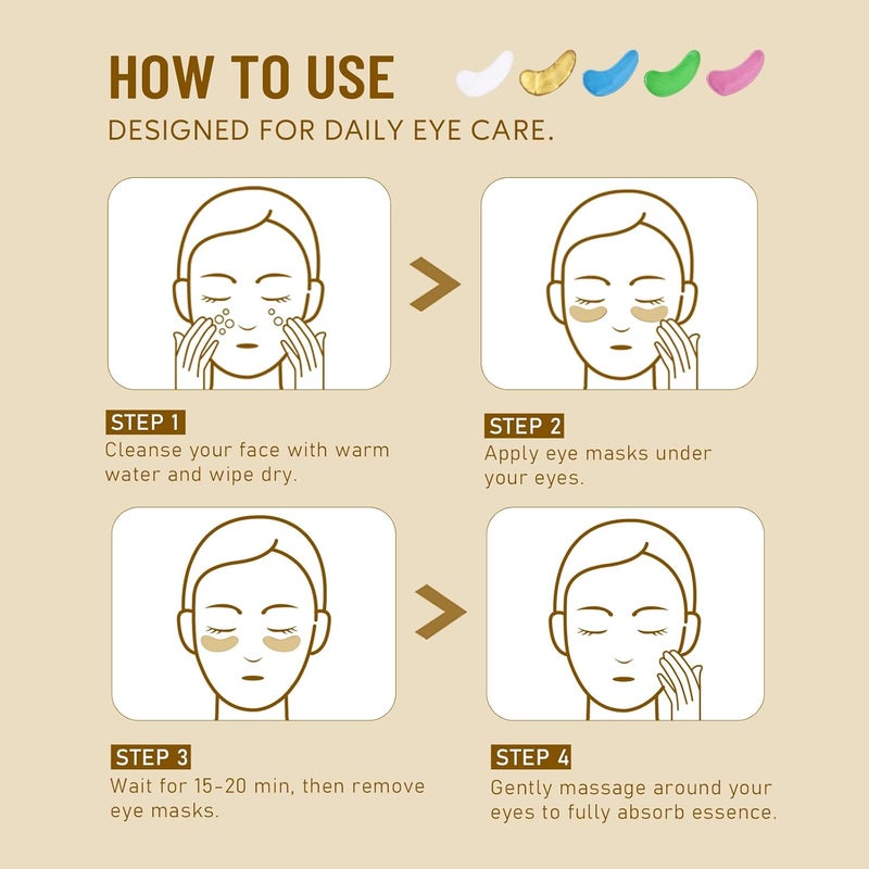 Yeokoe Eye Mask Set - 20 Pairs with Diverse Formulas - Image 5